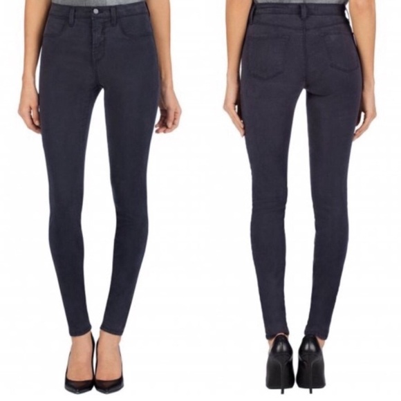 J Brand Denim - J Brand Maria High Rise Skinny Jeans Charcoal Grey Size 27